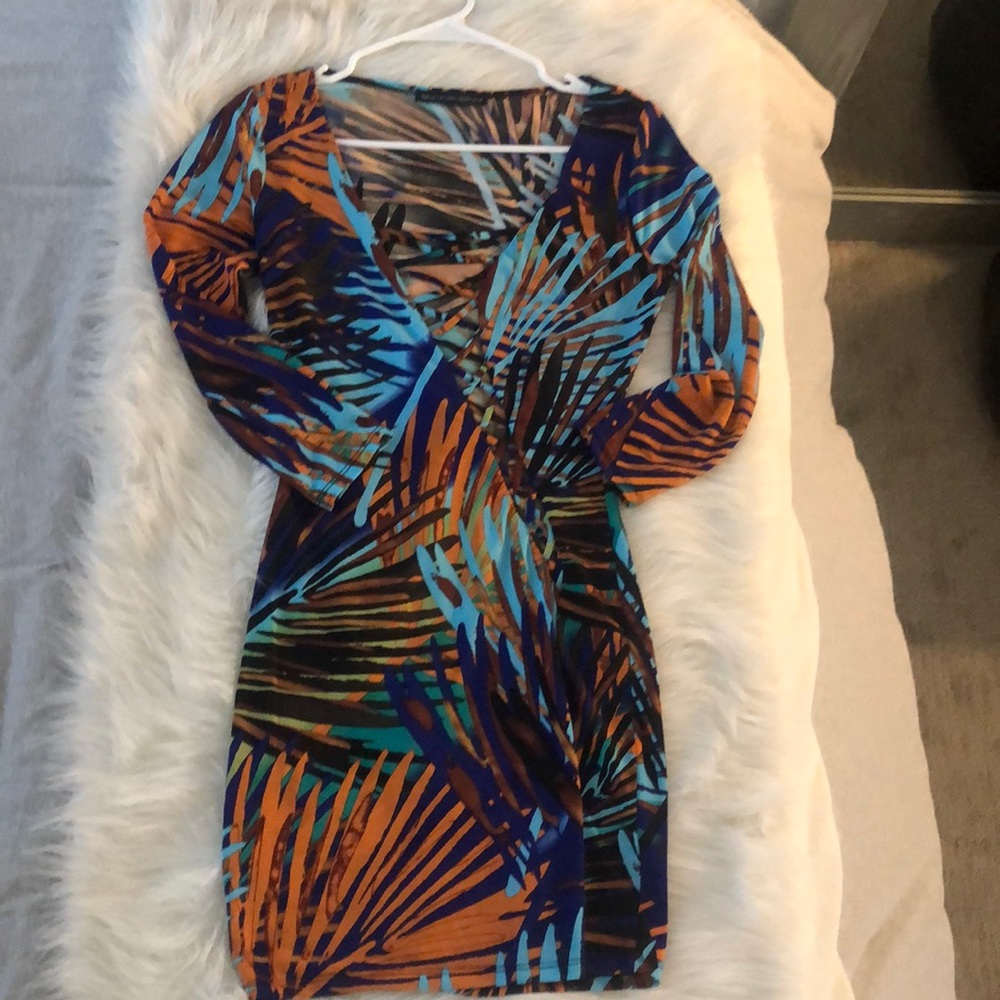 Multi color mini dress